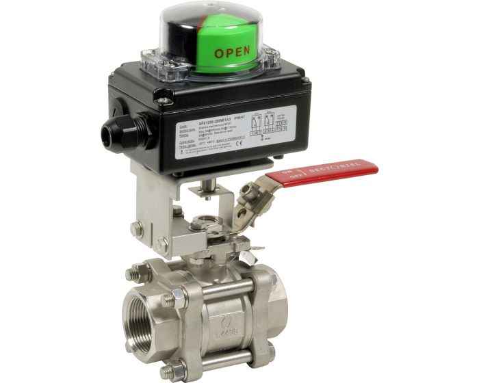 Stainless steel ball valve 746XS BSP + SF012